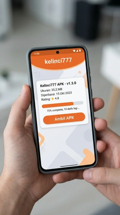 Tampilan halaman APK kelinci777